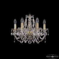 Хрустальная подвесная люстра Bohemia IVELE Crystal 1406/6/141/G