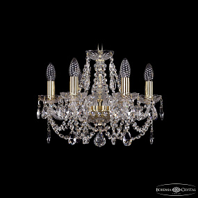 Хрустальная подвесная люстра Bohemia IVELE Crystal 1406/6/141/G