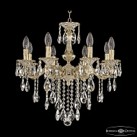 Подвесная хрустальная люстра Bohemia Ivele Crystal Verona 72102/8/175 B GW