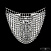 Бра с хрусталем Bohemia IVELE Crystal 77081B/34 Ni