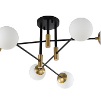 Потолочная люстра Crystal Lux FIDEL PL6 BLACK