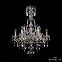 Хрустальная подвесная люстра Bohemia IVELE Crystal 1415/6+3/200/XL-77 G