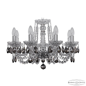 Хрустальная подвесная люстра Bohemia IVELE Crystal 1402/8/195 Ni K731