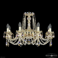 Хрустальная подвесная люстра Bohemia IVELE Crystal 1402/8/240 G M801