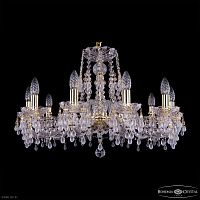 Хрустальная подвесная люстра Bohemia IVELE Crystal 1410/10/240 G V0300