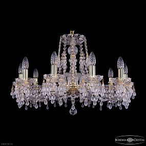 Хрустальная подвесная люстра Bohemia IVELE Crystal 1410/10/240 G V0300
