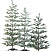 Ель CRYSTAL TREES БОРГО заснеженная с шишками 210 см. KP17210