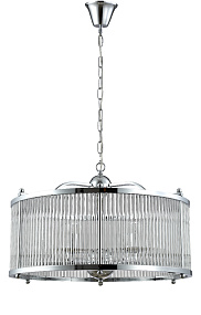 Подвесная люстра Crystal Lux TADEO SP6 D600 CHROME/TRANSPARENTE