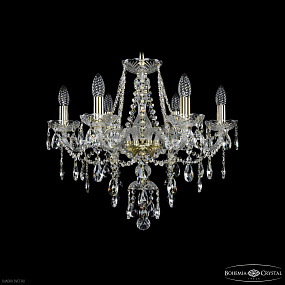 Хрустальная подвесная люстра Bohemia IVELE Crystal 1415/6/200 G