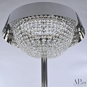 Хрустальный светодиодный торшер APL LED Rimini S500.T2.36-150.A.Ni.4000