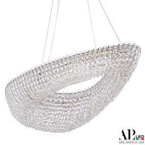 Хрустальная подвесная светодиодная люстра APL LED Sicilia SH509.0.70.A.Ni.3000