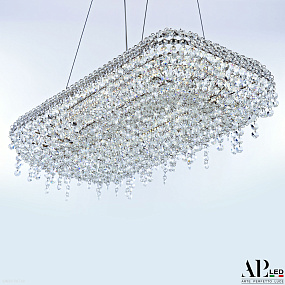 Большая хрустальная светодиодная люстра APL LED Rimini S522.0.60.B.4000