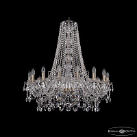 Хрустальная подвесная люстра Bohemia IVELE Crystal 1411/16/300/h-90/Pa