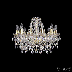 Хрустальная подвесная люстра Bohemia IVELE Crystal 1411/12/195/G