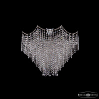 Хрустальная потолочная люстра Bohemia IVELE Crystal 77071/59 Ni
