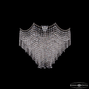 Хрустальная потолочная люстра Bohemia IVELE Crystal 77071/59 Ni