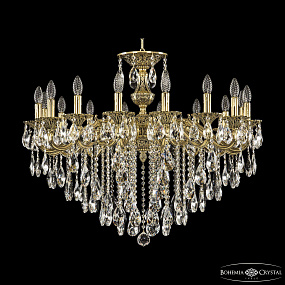 Подвесная хрустальная люстра Bohemia Ivele Crystal Verona 72202/16/300 B GB