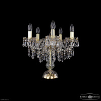Настольная лампа с хрусталем Bohemia IVELE Crystal 1403L/5/141-39 G