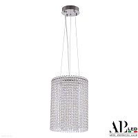 Хрустальный светодиодный подвесной светильник APL LED Sicilia SH01.25.A.LED -DIM.Ni