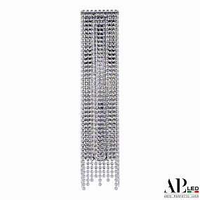 Бра хрустальное светодиодное APL LED Sicilia SH500.B1.16-75.B.Ni.4000