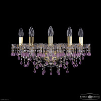 Бра с хрусталем Bohemia IVELE Crystal 1410B/5/160/XL G V7010
