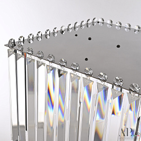 Хрустальный светодиодный торшер APL LED Sicilia SH500.T4.30-150.A.Ni.4000