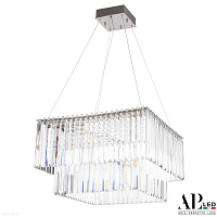 Хрустальная подвесная светодиодная люстра APL LED Sicilia SH10.52.C.Ni.4000