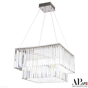 Хрустальная подвесная светодиодная люстра APL LED Sicilia SH10.52.C.Ni.4000