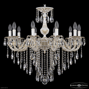Хрустальная подвесная люстра Bohemia IVELE Crystal AL79101/10/250 B WMG