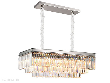 Большая хрустальная люстра Newport 31111/S nickel