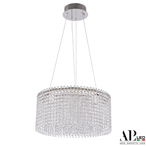Хрустальная подвесная светодиодная люстра APL LED Sicilia SH13.40.A.Ni.4000