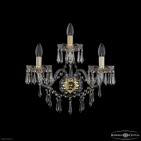 Бра с хрусталем Bohemia IVELE Crystal 1403B/2+1/195/XL G