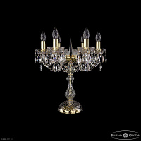 Настольная лампа с хрусталем Bohemia IVELE Crystal 1402L/6/141-47 G