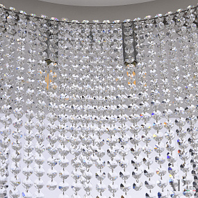 Хрустальная потолочная люстра APL LED Sicilia SH02.73.D.Ni.E14.PK