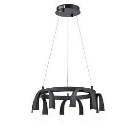 Светодиодная подвесная люстра Vele Luce Negro VL7102P10