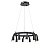 Светодиодная подвесная люстра Vele Luce Negro VL7102P10