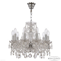 Хрустальная подвесная люстра Bohemia IVELE Crystal 105/10/141 Ni