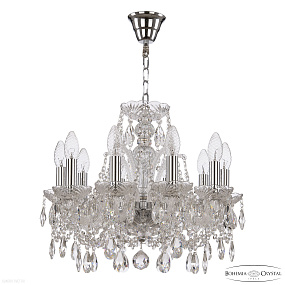 Хрустальная подвесная люстра Bohemia IVELE Crystal 105/10/141 Ni