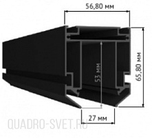 Профиль для монтажа SKYLINE 48 в натяжной ПВХ потолок ST Luce ST003.129.02
