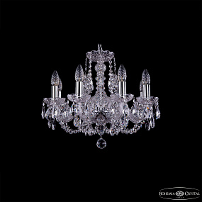 Хрустальная подвесная люстра Bohemia IVELE Crystal 1406/8/160/Ni