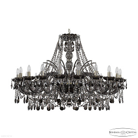 Большая хрустальная люстра Bohemia IVELE Crystal 1411/20/400 G M731