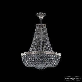 Хрустальная подвесная люстра Bohemia IVELE Crystal 19283/H2/45IV Ni