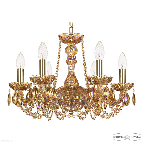 Хрустальная подвесная люстра Bohemia IVELE Crystal 119/6/165 G M777