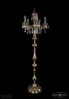 Литой торшер с хрусталем Bohemia IVELE Crystal 7000/5/125-134/A/GB