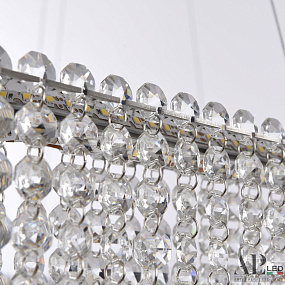 Большая хрустальная светодиодная люстра APL LED Sicilia SH04.86.A.Ni.4000