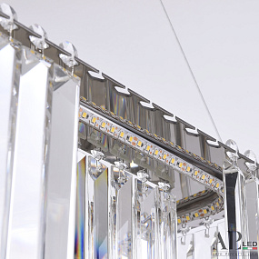 Хрустальная подвесная светодиодная люстра APL LED Sicilia SH10.42.A.Ni.4000