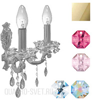 Бра (crystal AB, bordeaux, rosaline) Donolux Divo A2.130/1AB/6/9