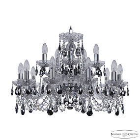 Хрустальная подвесная люстра Bohemia IVELE Crystal 1402/10+5/240 Ni K781