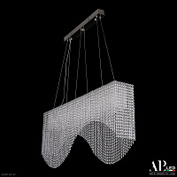 Большая хрустальная светодиодная люстра APL LED Sicilia SH512.0.100.B.Ni.4000