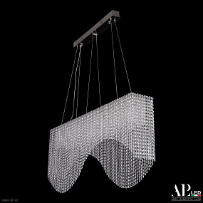 Большая хрустальная светодиодная люстра APL LED Sicilia SH512.0.100.B.Ni.4000